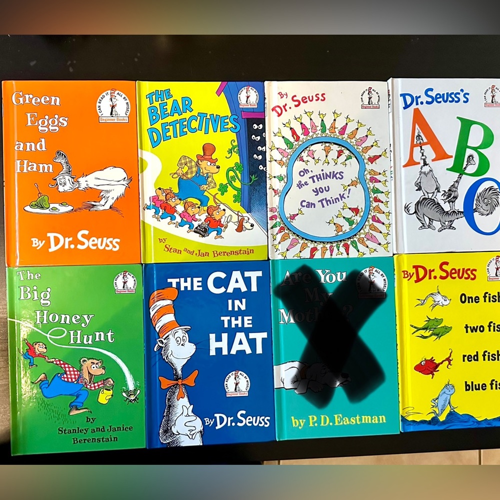 Bundle of 7 Vintage Dr. Seuss Beginner Books Hardcover - Picture 1 of 8